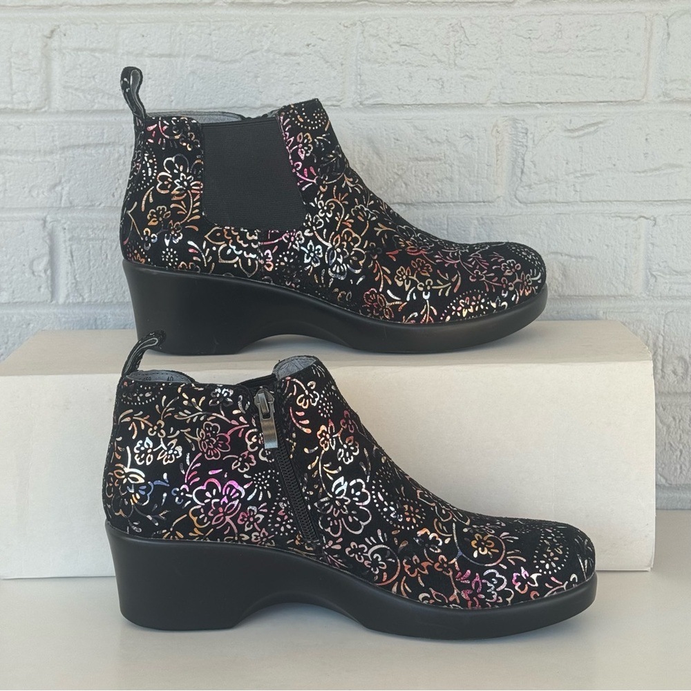 Alegria Ever Metal Sprigs Zip-Up Ankle Boots Women's 40 / 9.5 - Picture 11 of 14